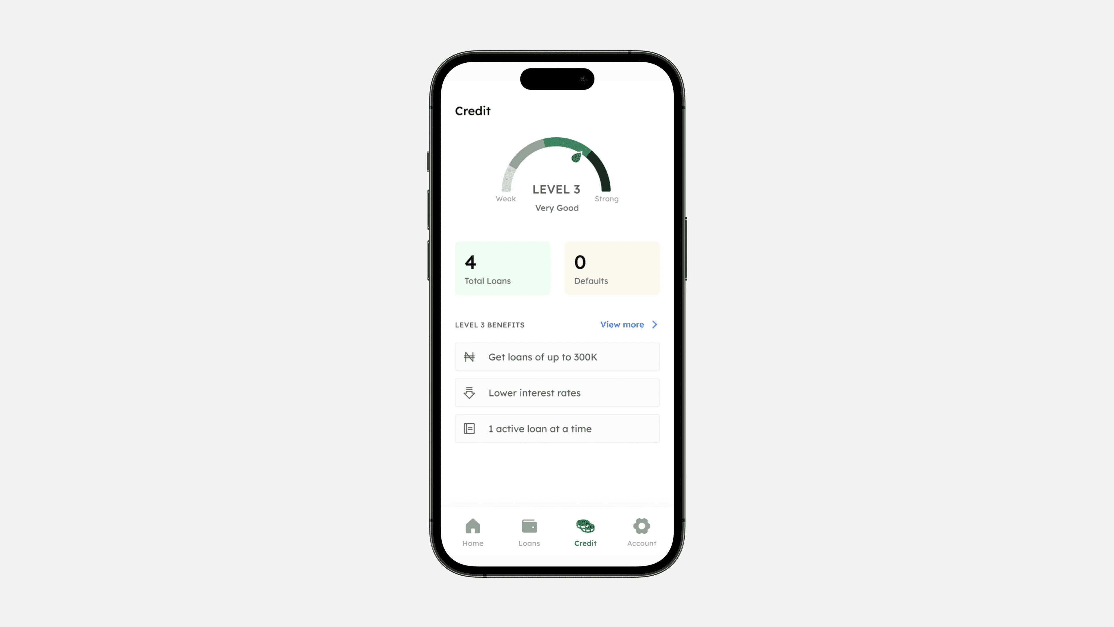 Credit & Reward System
